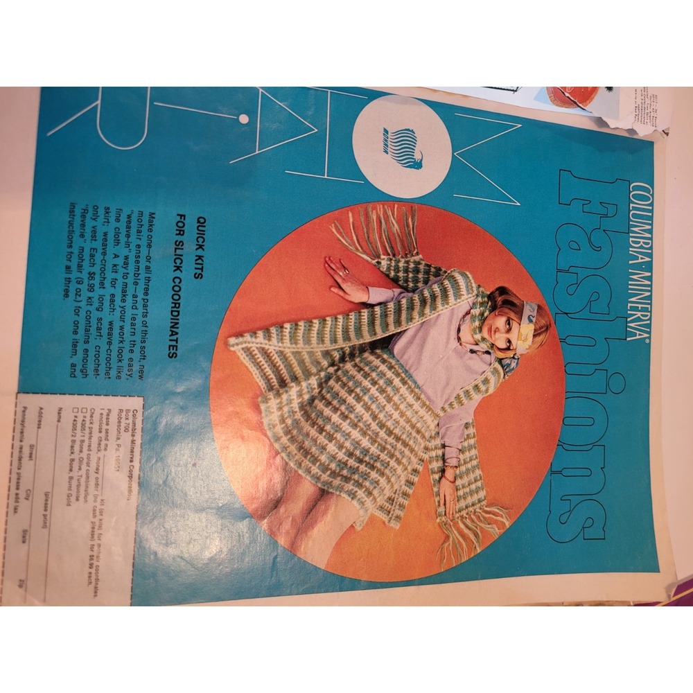 Vintage McCall's Needlework & Crafts Magazine Ephemera Knit Crochet 70s Retro - Picture 4 of 5